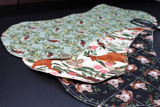 DIY Burp Cloths - Link to FREE pattern