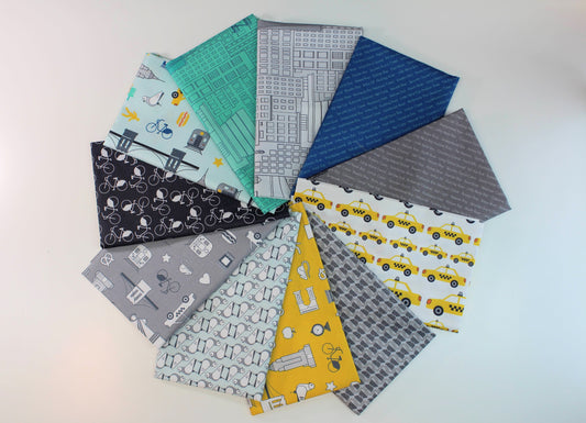 My NYC Blog Hop - Free Puff Quilt Tutorial and GIVEAWAY